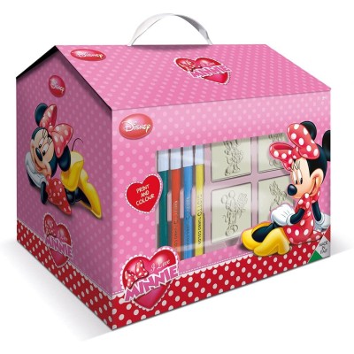 Casetta 7 Timbri per Bambini Disney Minnie - Multiprint 89866