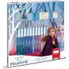 Set 2 Timbri per Bambini e 18 Pennarelli Colorati Disney Frozen 2 - Multiprint 86981