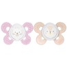 Chicco Succhietto Comfort Silicone 6/16 mesi Bimba - 2 pz