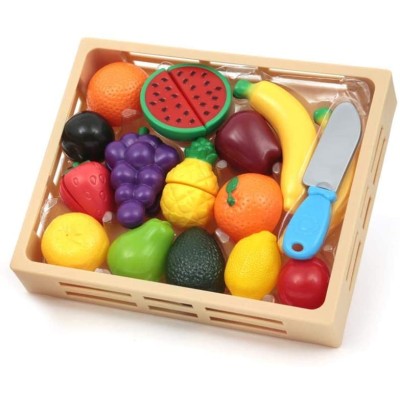 Cassetta Frutta Affetta con Coltello - Giocheria 90082