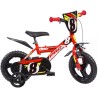 Bicicletta serie 23 con rotelle e freno anteriore - Dino Bikes GLN06