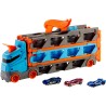 2 in1 Camion Trasportatore e Pista con 3 Macchinine - Hot Wheels GVG37