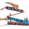 2 in1 Camion Trasportatore e Pista con 3 Macchinine - Hot Wheels GVG37