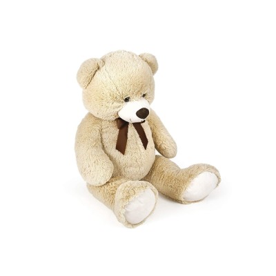 PELUCHE ORSO BEIGE CON FIOCCO CM.100 25231