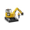 Bruder 02466 - Cat Mini Scavatore con Personaggio