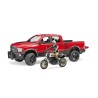 Bruder 02502 – Pick Up Ram con Moto Scrambler Ducati Desert Sled