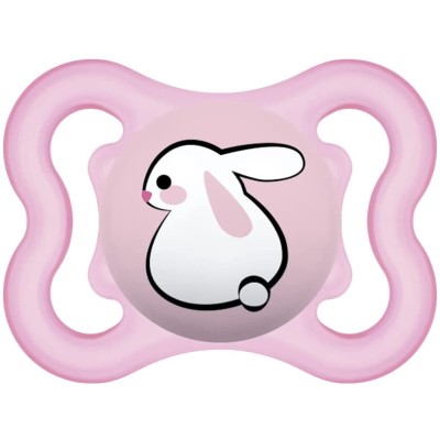 MAM Supreme Ciuccio in Silicone 2-6 Mesi, Rosa
