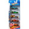 Hot Wheels, Pack con 5 Macchinine, Modelli Assortiti, 01806
