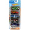 Hot Wheels, Pack con 5 Macchinine, Modelli Assortiti, 01806
