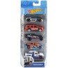 Hot Wheels, Pack con 5 Macchinine, Modelli Assortiti, 01806
