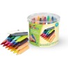 Crayola 12 Mini Pennarelli Super Lavabili e 24 maxi Pastelli a Cera