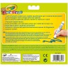 Crayola 12 Mini Pennarelli Super Lavabili e 24 maxi Pastelli a Cera