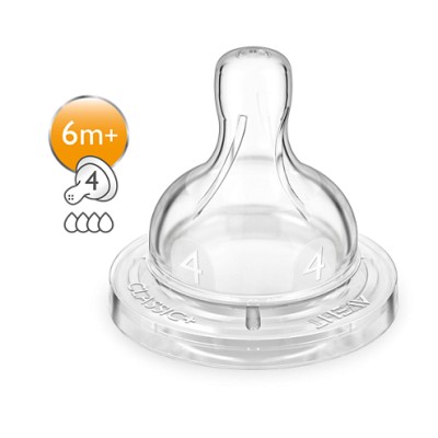 Compra al miglio prezzo Avent Tettarella Classic 4 fori 6m+