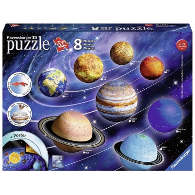Sconto su Ravensburger 11668 - Il Sistema Planetario - 3D Puzzleball