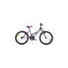 Mountain Bike Donna 20" Nero/Fuxia
