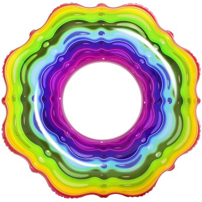 Bestway 36163 | Ciambella Gonfiabile Arcobaleno Jelly, 115 cm