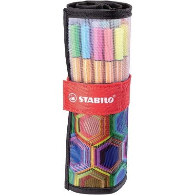 Fineliner - STABILO point 88 - Rollerset con 25 colori assortiti - ARTY Edition