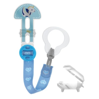 Mam Clip It! & Cover, Catenella con Portaciuccio - Boy