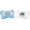 Chicco PhysioForma Light 16-36m Succhietto In Silicone Lumi 2 Pezzi - Col. Assortiti