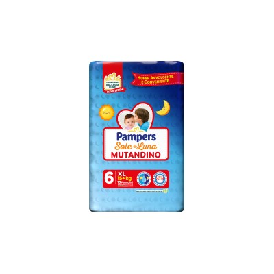 Pampers Sole&Luna Mutandina Tg 6