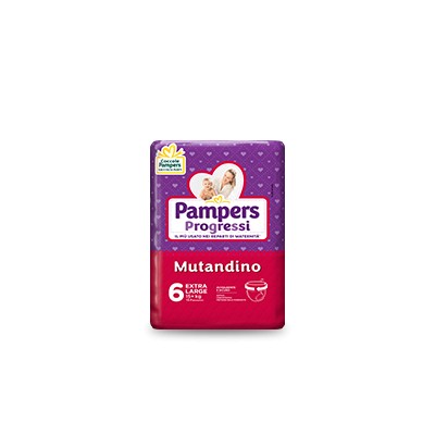 Pampers Progressi Mutandino TG.6 - XL - +15 KG