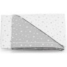 Italbaby - Completo Lenzuola 3pz per Carrozzina Stelline Grigio