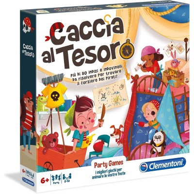 Clementoni- Party Games-Caccia al Tesoro
