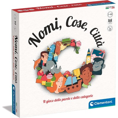  Nomi, Cose, Città - Gioco Da Tavolo - Clementoni 16634 