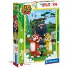 Puzzle Supercolor Leo & Tig 104 pezzi - Clementoni 27547