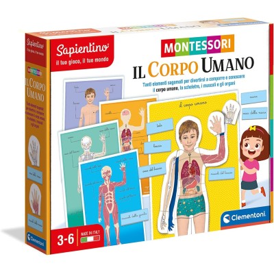 Sapientino Educativi Montessori Corpo Umano