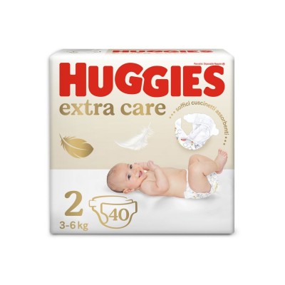 Huggies Pannolini Extra Care TG.2 - 3/6 KG