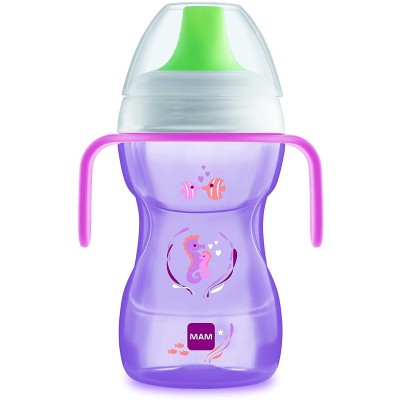 Mam Tazza Fun To Drink Cup con Manici e Beccuccio Rigido 270 ml - Girl