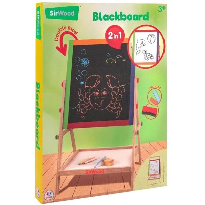 SirWood Lavagna in Legno - Globo 40557