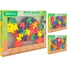 SirWood Puzzle in Legno Lettere E Numeri - Globo 40592 - Modelli Assortiti
