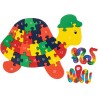 SirWood Puzzle in Legno Lettere E Numeri - Globo 40592 - Modelli Assortiti