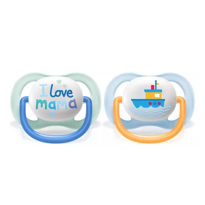 Avent Succhietto Ultra Air Mama Boy 0-6 Mesi - 2 Pezzi