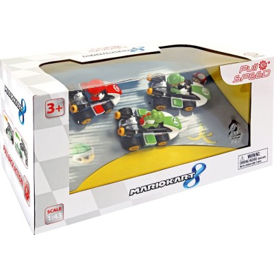 Nintendo Kart 8 - 1:43, Scatola 3 Veicoli: Mario, Luigi e Yoshi