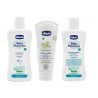 Chicco Baby Moments set 2 bagno corpo, shampoo, pasta lenitiva