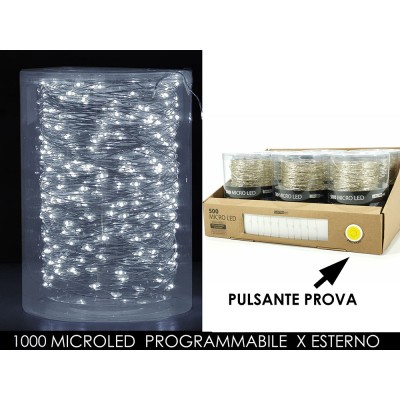 Catena 1000 Microled Per Esterno Programmabile Con Luce Bianca Fredda