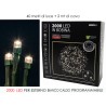 2000 Luci Led Bianco Caldo per Esterno Con Bobbina