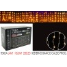 Tenda 220 Led Luce Bianco Caldo Mis. 4 Mt H 50 Cm Programmabile
