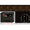 Tenda 330 Led Luce Bianco Caldo Mis. 6 Mt H 50 Cm Programmabile