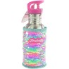 Nice Group - Girabrilla Eco Bottle - 300 ML in Acciaio con un scintillante rivestimento rimovibile di paillettes