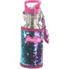 Nice Group - Girabrilla Eco Bottle - 300 ML in Acciaio con un scintillante rivestimento rimovibile di paillettes