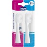 Chicco Testine Spazzolino elettrico 2pezzi