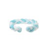 KIOKIDS Treccia paracolpi azzurro/bianco 150x14 cm 
