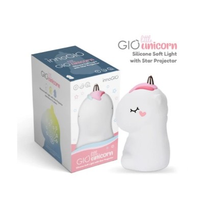 Lampada in Silicone Unicorn con Proiettore
