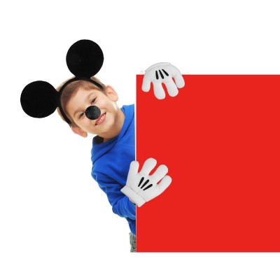 Ciao Kit Bimbo/a Mickey Mouse Guanti/Naso/Orecchie 057423347