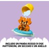 LEGO DUPLO Ora del Bagnetto - Panda Rosso Galleggiante 10964