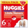 Huggies Pannolini Little Movers Mutandina Tg.6 75pz
